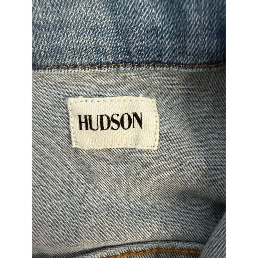 Hudson Girls Size 5 Blue Denim Trucker Jean Jacket
